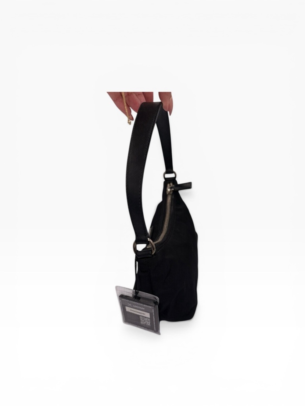 Prada Re-Edition 2005 Re-Nylon Mini Shoulder Bag Black Authenticated - Picture 8 of 16